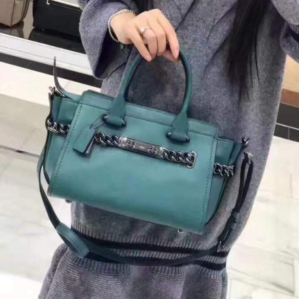 COACH SWAGGER 27 DARK TURQUOISE